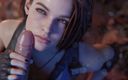 Velvixian 3D: Jill valentine gesichts-handjob