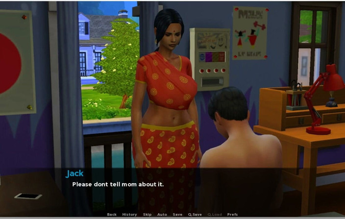 XXX Games Bunk: Insimology - gameplay - nhập vai - saree - con trai riêng mơ về...