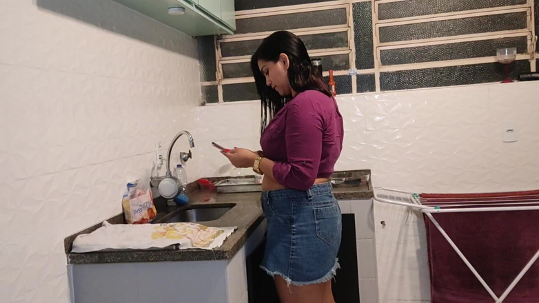 MARCIO BAIANO: Slut Sent Her Husband to the Market to Have Sex...