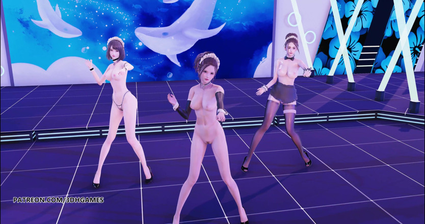 3D-Hentai Games: Hurly burly sexy zimmermädchen heißer striptease 4k
