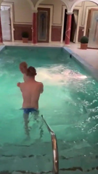 Guys Guys with Big Dicks Have Fun in the Sauna, a Guy with a Big Dick Fucked a Tight Asshole
