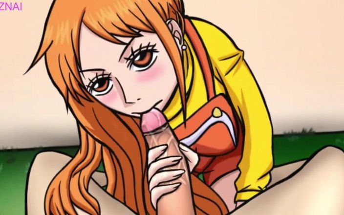Prznai: One Piece Nami, oral seks