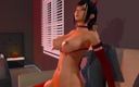 LoveSkySan69: Cascatas - Parte 27 - Cenas de Sexo - Sexy Devil Cosplay Strip Dancing...