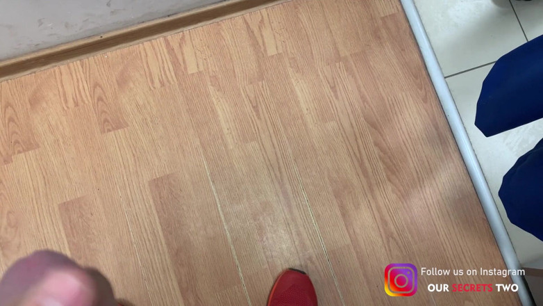 Our Secrets: Surprise cum in her panties in store changing room