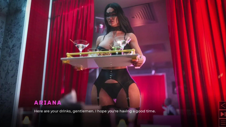 Q Boy: ホット&amp;熟女継母はウェイトレスとして働き、バーでホットな衣装を着る - 合成 - NTR Extra Content