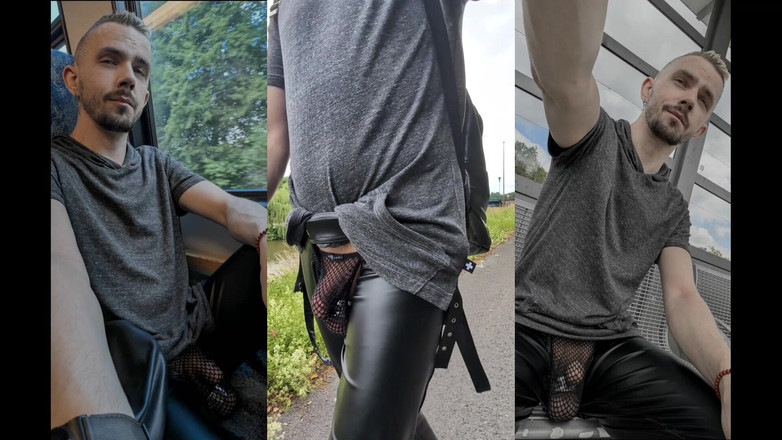 kinkygaynudist: Пропитанная странным городом - моя шаловливая урбанистка (стринги) прогулка