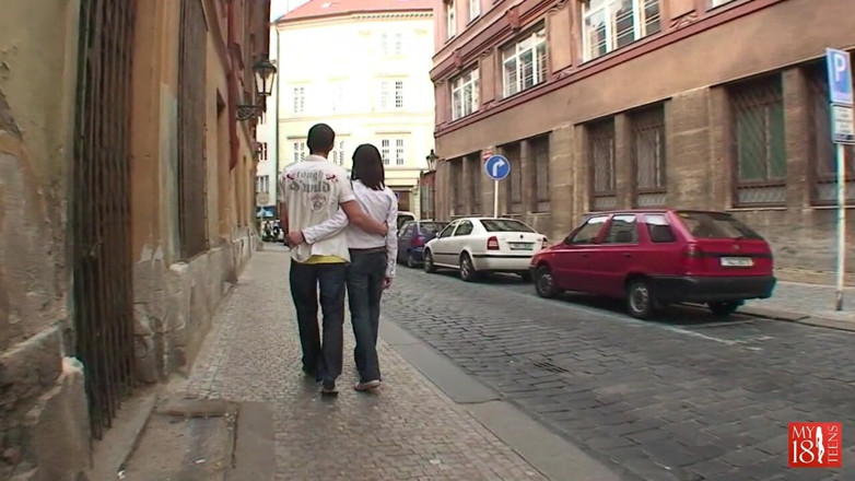 My 18 Teens: Young guy hard fucking russian student and cum on her...