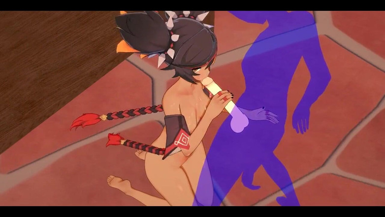 HentaiTubes: Hentai Impak Genshin - Handjob dan Blowjob Xinyan - Anime Manga Asia...