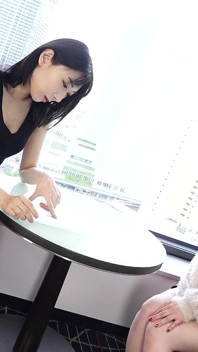 Hot Japanese Old and Young Lesbian Couple Have Sex in a Hotel Room