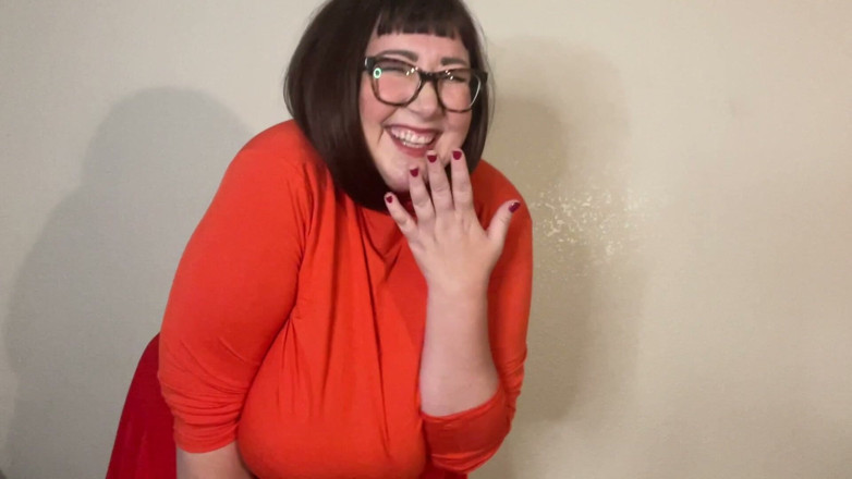 cutejayne: สาวสวยตัวใหญ่ velma พยายามทําให้คุณน้ําแตก