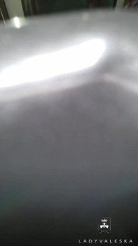 Latex breath play POV.