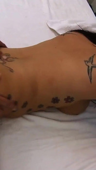 Busty Asian London Keyes Gets Her Pussy Drilled After Oily Massage
