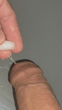 Extreme Method of Gluing the Glans with Super Glue.