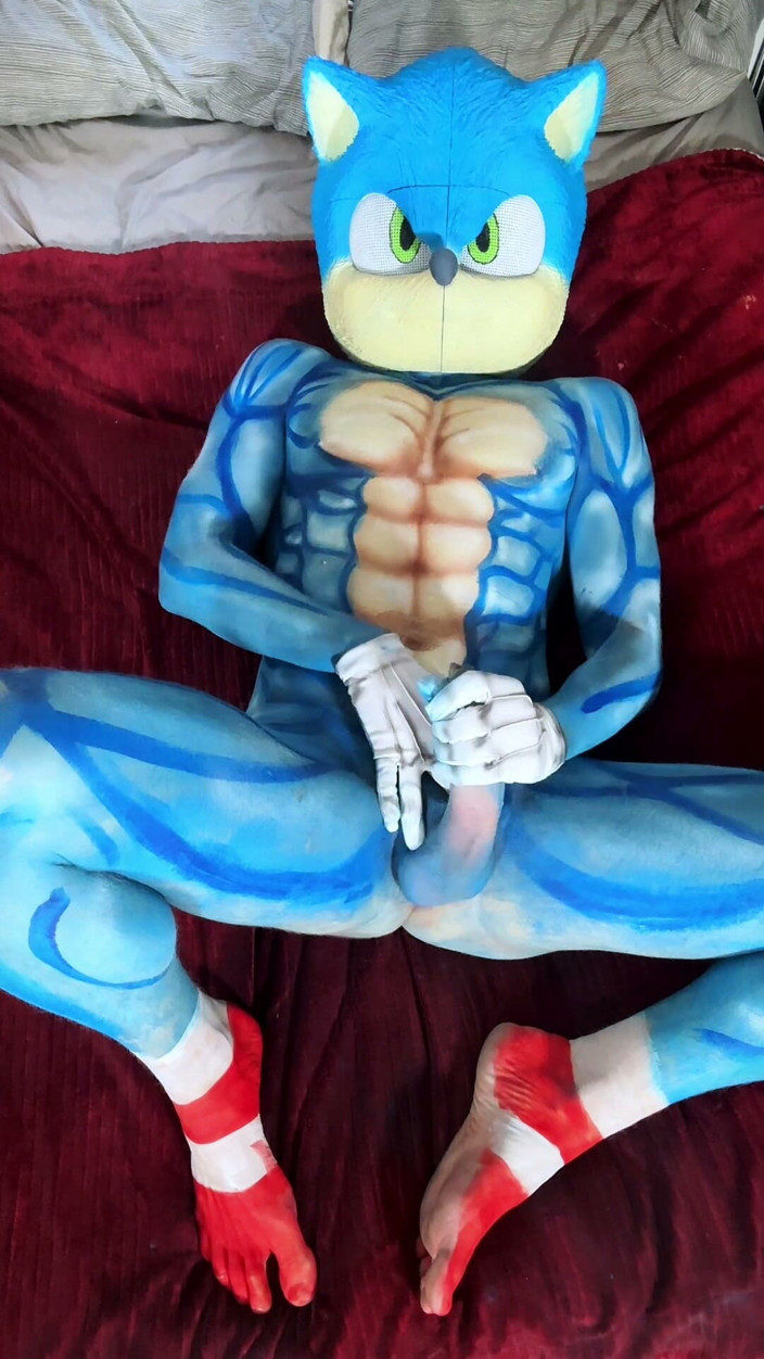 PicAsssHole: Sonic pieprzy się dildem