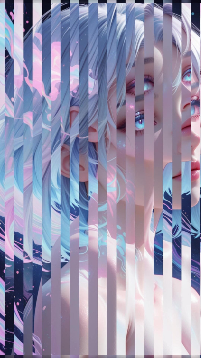 VelvetInk Studio: Esthetische Ai-kunst: ethereale naaktportretten in neondromen