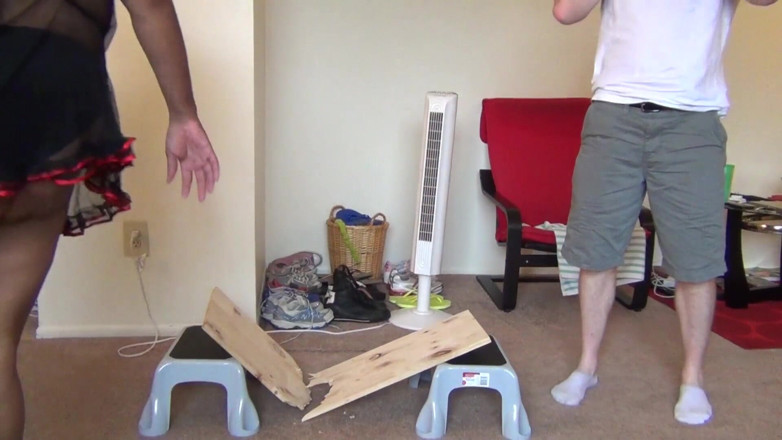 Full Weight Productions: Mistress Lia &amp; Candy break the plank!
