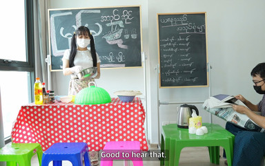 Mya Mya: Myanmar obchod se saláty