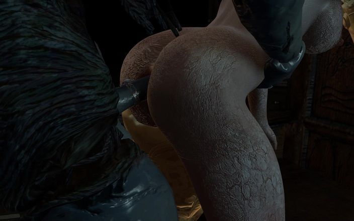 Wraith Futa: Malenia wordt staand geneukt door Ranni de heks met een...