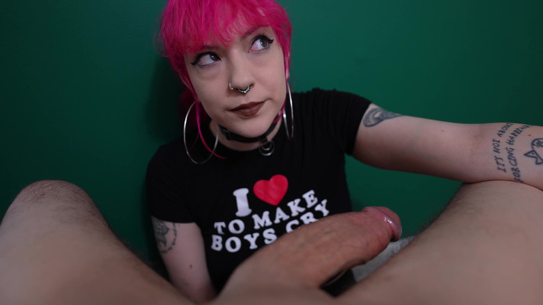 lilredvelvettt: Un light CBT dominazione femminile sega