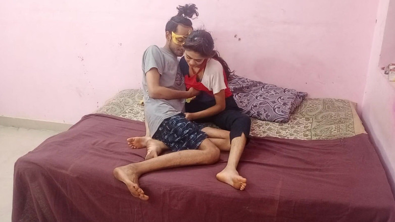 Hindi-Sex: Skinny Indian Teen Girl Fucks with Her Stepbrother