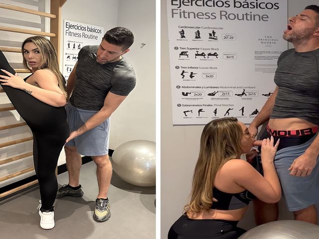 Lucky Gym Personal Trainer Gets to Fuck Mimi Boliviana Hard (Antonio Mallorca Studio)