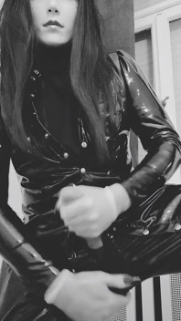 Hot in Shiny Pvc Clothes, Lack Pants, Gloves...