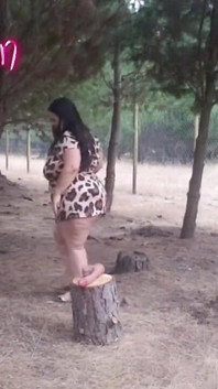 Recoping Woods Sexy Stepmom Outdoors