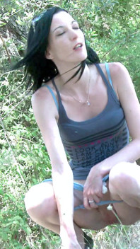 Tania Kiss: a Little Pee in Nature for the Young French Tania Kiss