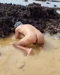 Ladysilvas: Ladysilva nuda molto pura sulla spiaggia