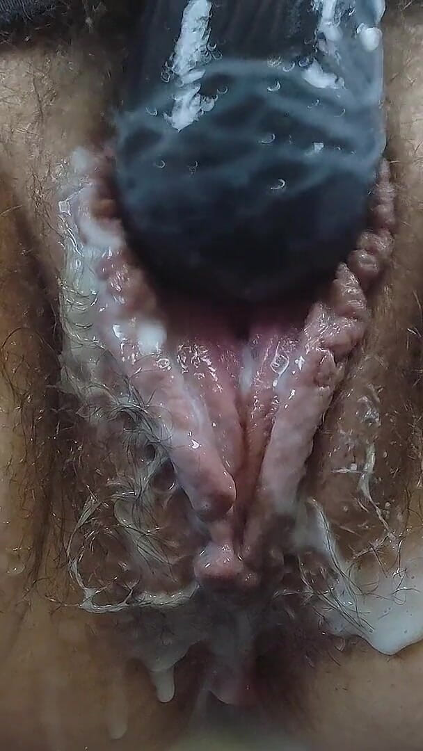 LunaXscorpia: Weiße Strümpfe, Sahnige Hände &amp; Vibrator-orgasmus