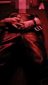 Cruising the Darkroom in Leather Pants