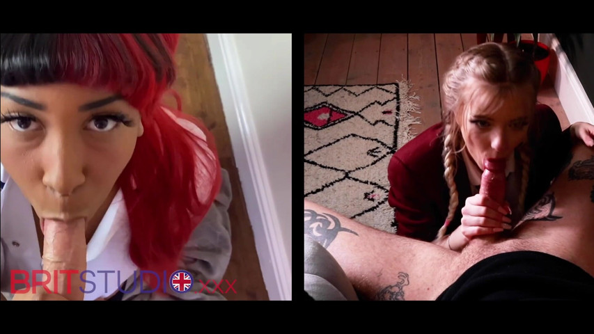 Denali Vs Gabie- Who Will Win the Blowjob Race (Brit Studio) Denali Vs Gabie- Who Will Win the Blowjob Race (Brit Studio)
