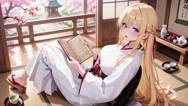 Tay Swift X: Blonde Miko in de Heiligdom! Taboe fluistert onder cherry blossoms,...