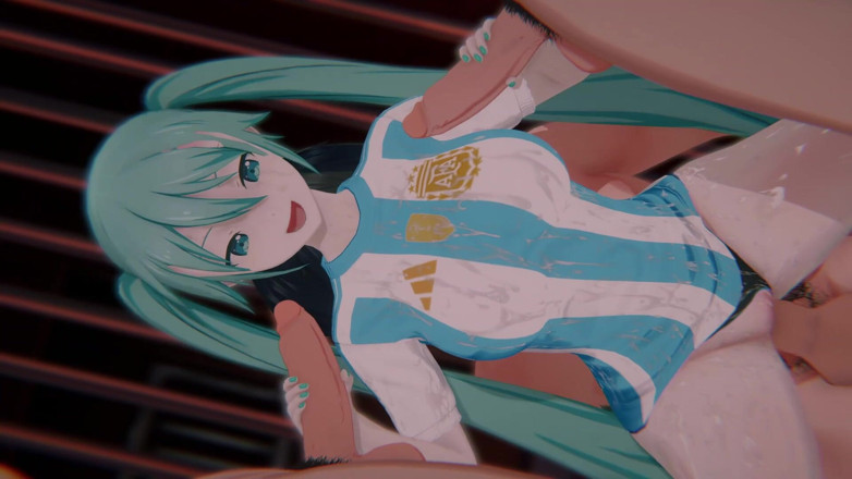 Tomu aisuman: [3d Hentai] - Hatsune Miku (argentina) Penalti Akhir Piala Dunia 2026 (Penyokong Argentina terikat &amp;...