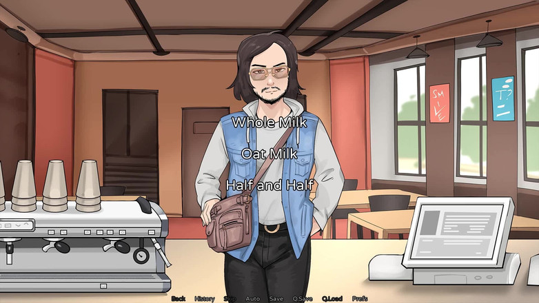 Futavision: Hazelnut Latte: Lelaki Menghisap Awek Trans Barista Dipenuhi Mulutnya Dengan...