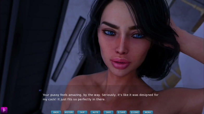 Xr Gamer: Дама с большими сиськами и большой задницей наконец-то трахается с ее давкой - геймплей, часть 5