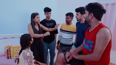 Gangbang indien, sexe hardcore avec une adolescente mince, complet sur audio inhindi bakchodi