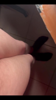 Masturbating