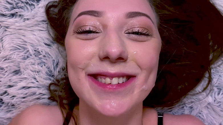 Lutros World: Two amateur teens give amazing handjob blowjob facial and swallow...