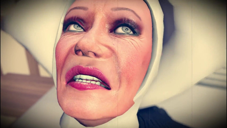 Denis animation: Old 70 Yo Nun and Ritch Man