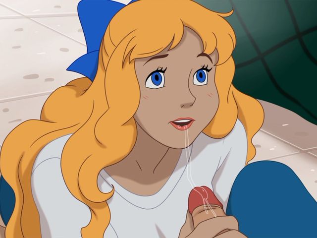 The Secret of the House #18: Hot Blonde Trains Herself to Give a Blowjob for the First Time (Erotic Games NC)