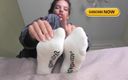 Feet lady: Chaussettes enveloppantes blanches