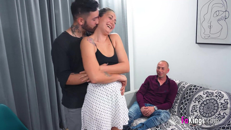 FAKings: Sexy Spanish Babe Introduces Us to Her Older Boyfriend and...