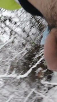 Peeing in Snow Land- Snow Everywhere