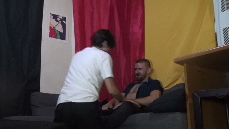 HUMLIATION AND SPANKING PORN: Enjoy This Amazing French Porn Amator Bareback with Dudes so...