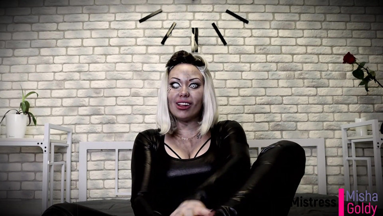 Goddess Misha Goldy: Maxim de chin în propriile perverse!