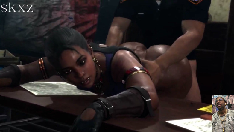 Good news media: 太った黒人アス、シェバ・アロマーが後ろから犯される、タイトなハゲの膣イヴがハードコアなアナルセックスを受ける