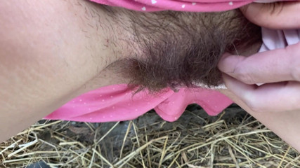 Cuteblonde666: Moje chlupatá kundička a velký klitoris