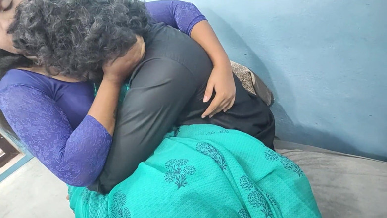 Vaishnavysharunraj: Sari romance, bloqueo de labios largos con follada dura por...