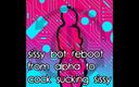Camp Sissy Boi: Sissy Bot redémarrage de l&amp;#039;alpha à une tapette qui suce une...